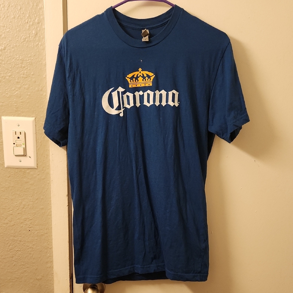 Corona Blue Men's T-Shirt Size M